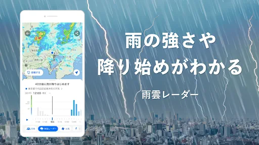 Yahoo!天気 - 雨雲や台風の接近がわかる天気予報アプリ screenshot