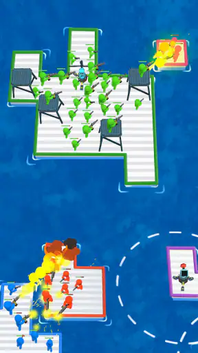 いかだ戦争：クレージーな海のバトル screenshot