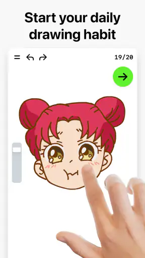 お絵描きアプリ、ペイント、塗り絵・ ArtWorkout screenshot
