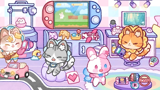 かわいい猫の世界：アバターライフ screenshot