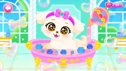 ココビ 赤ちゃん動物のお世話 - いぬ、おしゃれ screenshot
