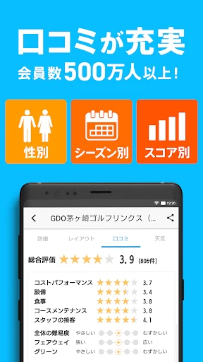 ゴルフ場予約 - GDO ゴルフの検索・予約はアプリで！ screenshot