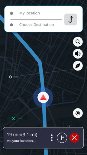 ストリートビューの地図とナビゲーション screenshot