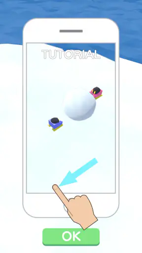 スノーボール.io - 雪玉の爽快なバトルゲーム screenshot