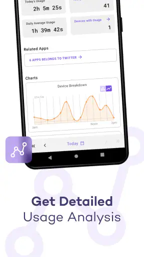 スマホ依存対策 スクリーンタイム (StayFree) screenshot
