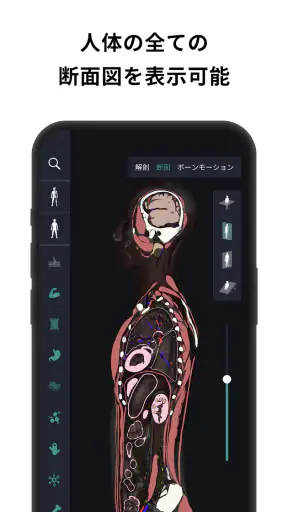 チームラボボディPRO 人体の解剖学アプリ 骨・筋肉・臓器 screenshot