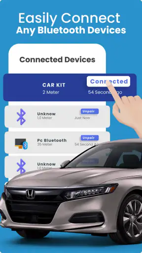 ブルートゥース 接続：ブルートゥース ファインダー screenshot