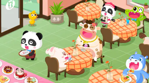 ベビーパンダの夏：カフェ screenshot
