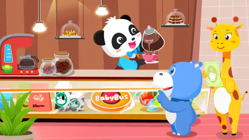 ベビーパンダの夏：カフェ screenshot