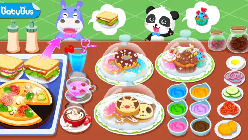 ベビーパンダの夏：カフェ screenshot