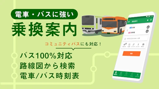 乗換ナビタイム - 電車・バス時刻表、路線図、乗換案内 screenshot