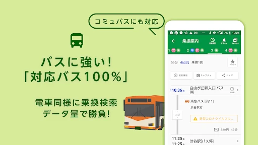 乗換ナビタイム - 電車・バス時刻表、路線図、乗換案内 screenshot