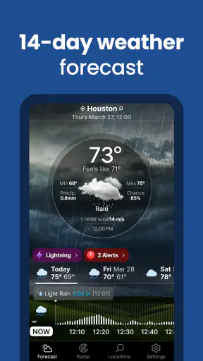 天気ライブ° - 地域の天気予報 screenshot