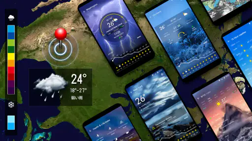 天気予報 & 気象警報 screenshot