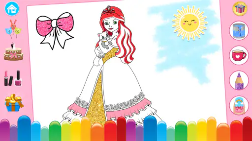 子供のためのプリンセス・カラーリング screenshot
