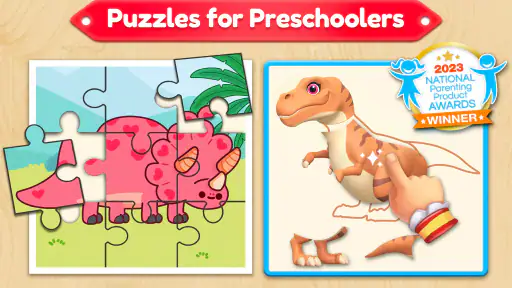 子供恐竜パズルゲーム-幼児向け知育ゲームアプリ screenshot