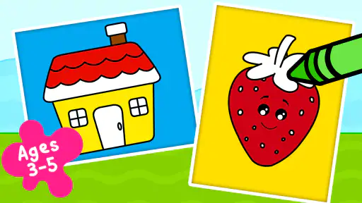 子供用塗り絵 - お絵かき、ぬり絵、子供用 塗り絵ゲーム screenshot