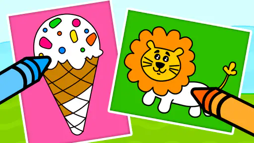 子供用塗り絵 - お絵かき、ぬり絵、子供用 塗り絵ゲーム screenshot
