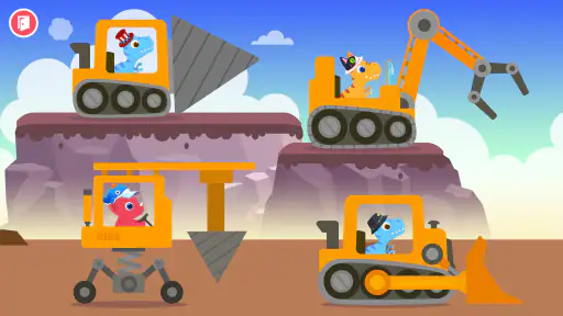 恐竜掘削機 - 子供向け建設ゲーム screenshot