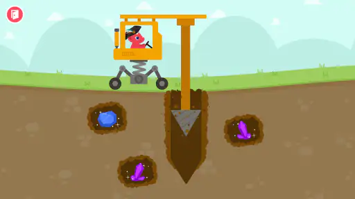 恐竜掘削機 - 子供向け建設ゲーム screenshot