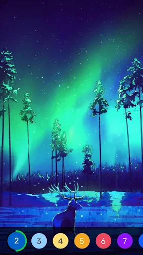 数で塗り絵 - 塗り絵ブック＆パズルゲーム screenshot