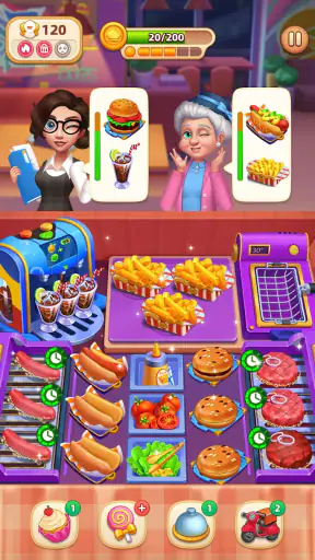 料理ワールド: クレイジーシェフの料理ゲーム screenshot