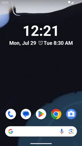 時計ウィジェット screenshot