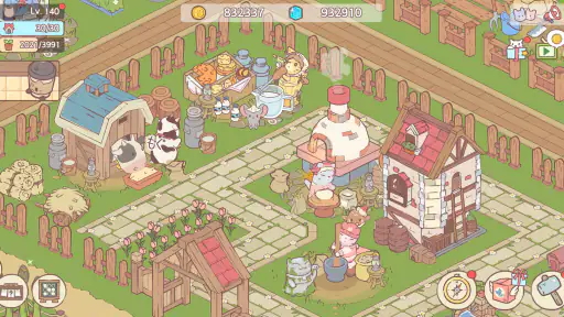 猫とスープ: ふわふわタウン screenshot
