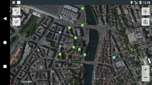 現在地：GPS地図、場所の保存 screenshot