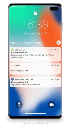 画面のロックと通知iOS 26 screenshot