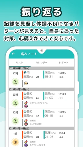 頭痛ーる-天気予報で体調管理 screenshot