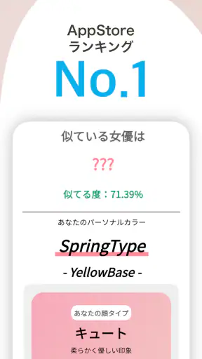 顔面偏差値、AI顔診断、似てる芸能人：FaceChecker screenshot