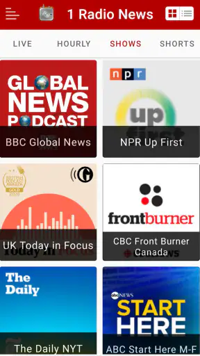 1 Radio News - Listen to News screenshot