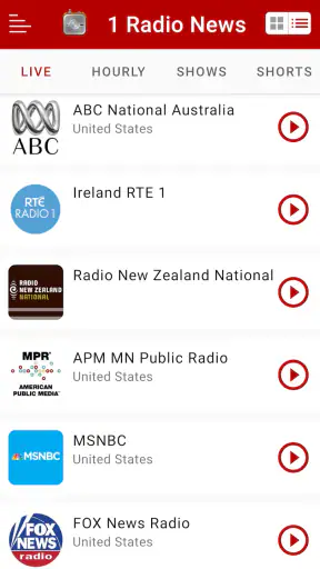 1 Radio News - Listen to News screenshot