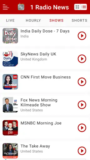 1 Radio News - Listen to News screenshot