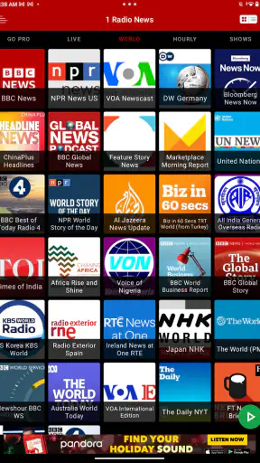 1 Radio News - Listen to News screenshot