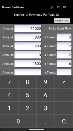 10bii Financial Calculator screenshot