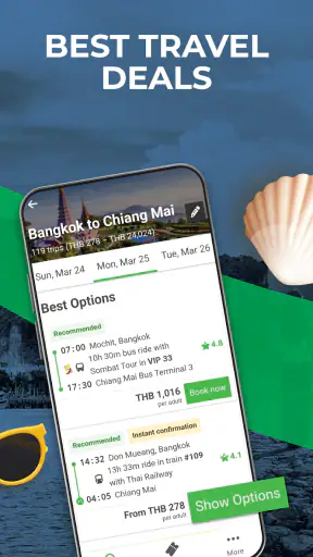 12Go Train, Bus, Ferry, Flight screenshot
