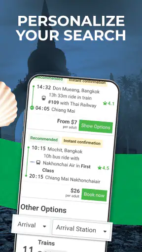 12Go Train, Bus, Ferry, Flight screenshot