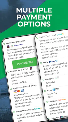 12Go Train, Bus, Ferry, Flight screenshot