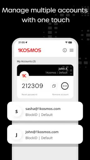 1Kosmos screenshot