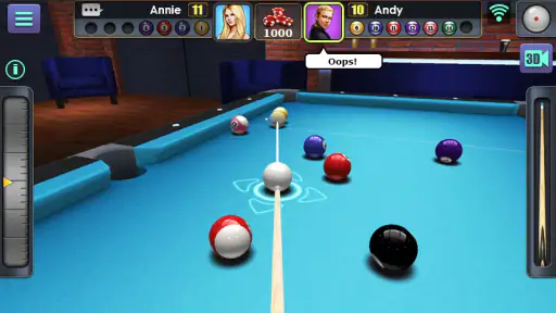 3D Pool Ball screenshot