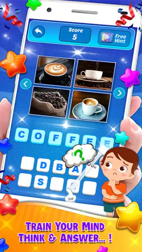 4 Pics Guess the Word –Offline screenshot