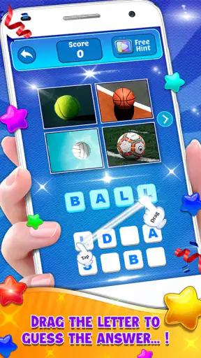 4 Pics Guess the Word –Offline screenshot