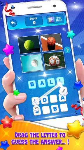 4 Pics Guess the Word –Offline screenshot