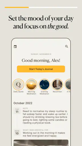 5 Minute Journal・Self-care screenshot