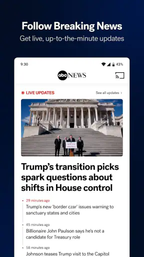 ABC News: Breaking News Live screenshot