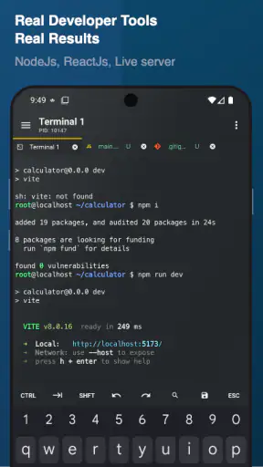 Acode — Terminal & AI Coding screenshot