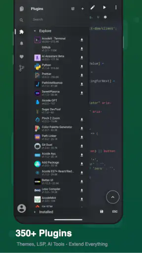 Acode — Terminal & AI Coding screenshot