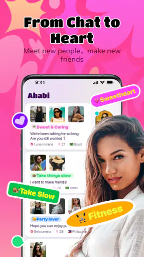 Ahabi-Make friends& Video chat screenshot